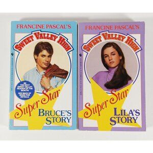 Bruce's  & Lila's Story SWEET VALLEY HIGH SUPER STAR Francine Pascal 1st Ed